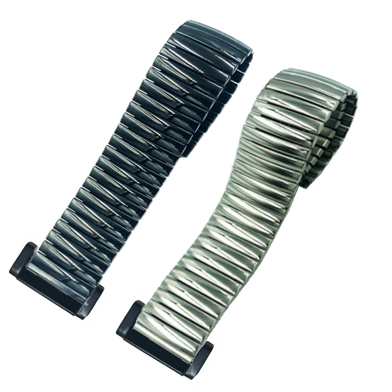 22mm Brushed Metal Stainless Steel Expans Stretch Watch Band Metal Adapters for Casio GShock GSteel GST110 GSTB100 GST300 GST400