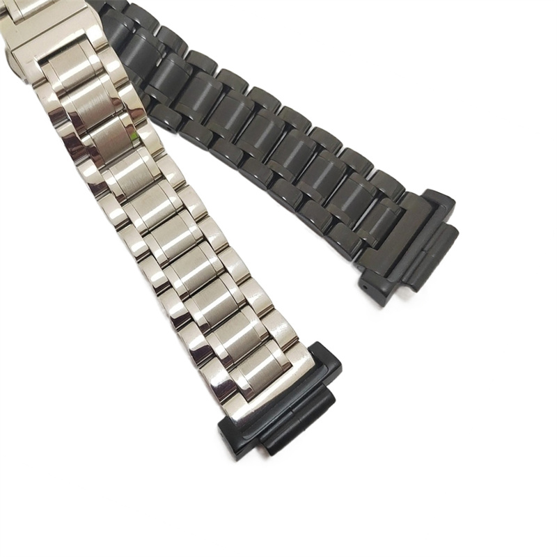 22mm Stainless Steel Watch Band Polished Metal Strap for Casio GA2100 GShock