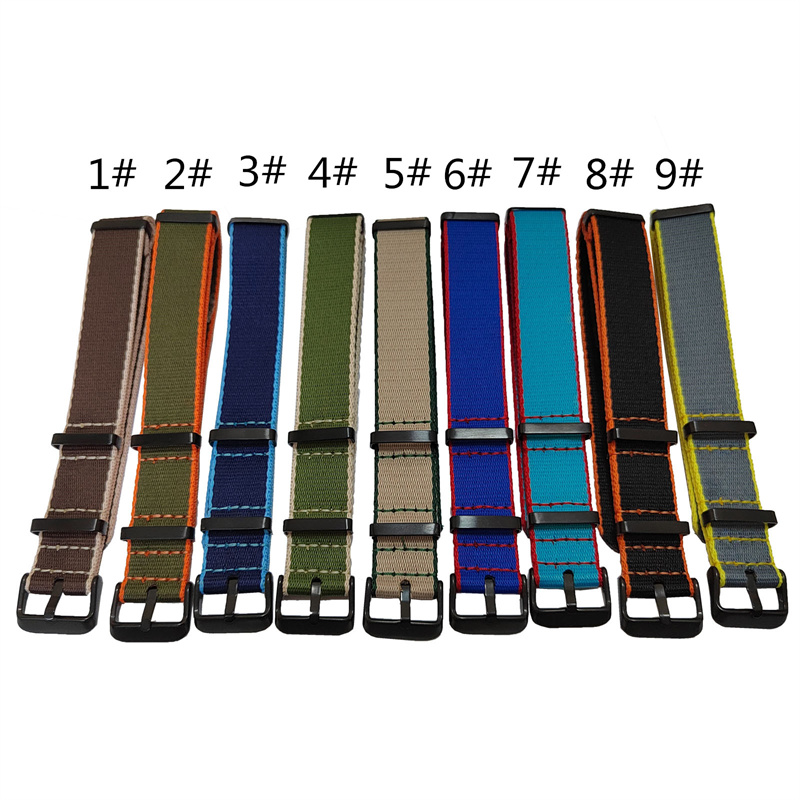 22mm Classic Military Style Nylon watch Band Strap Metal Adapters for Casio GShock GWG1000 Mudmaster MasterOfG
