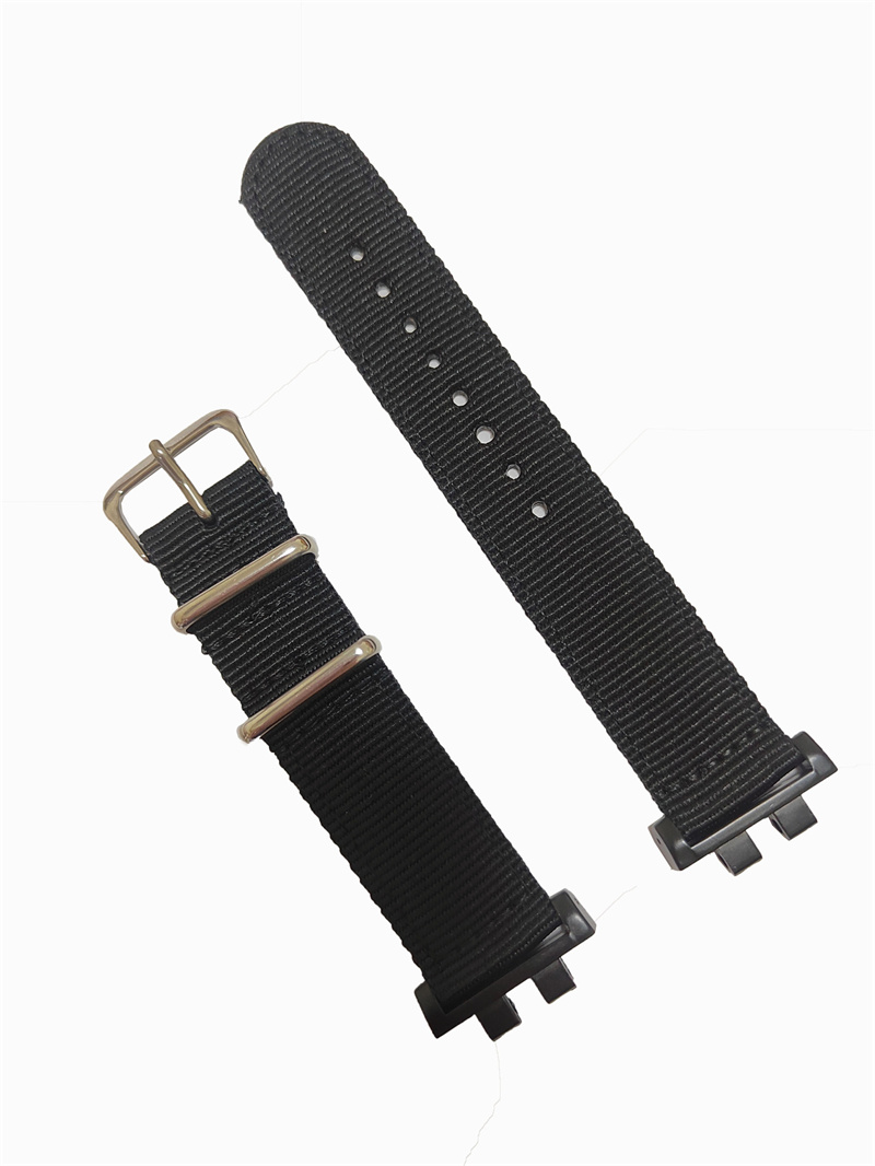 20mm 2-piece Watch Band Nylon Strap Metal Adapters Kit for Casio GShock GMW-B5000 Metal Square