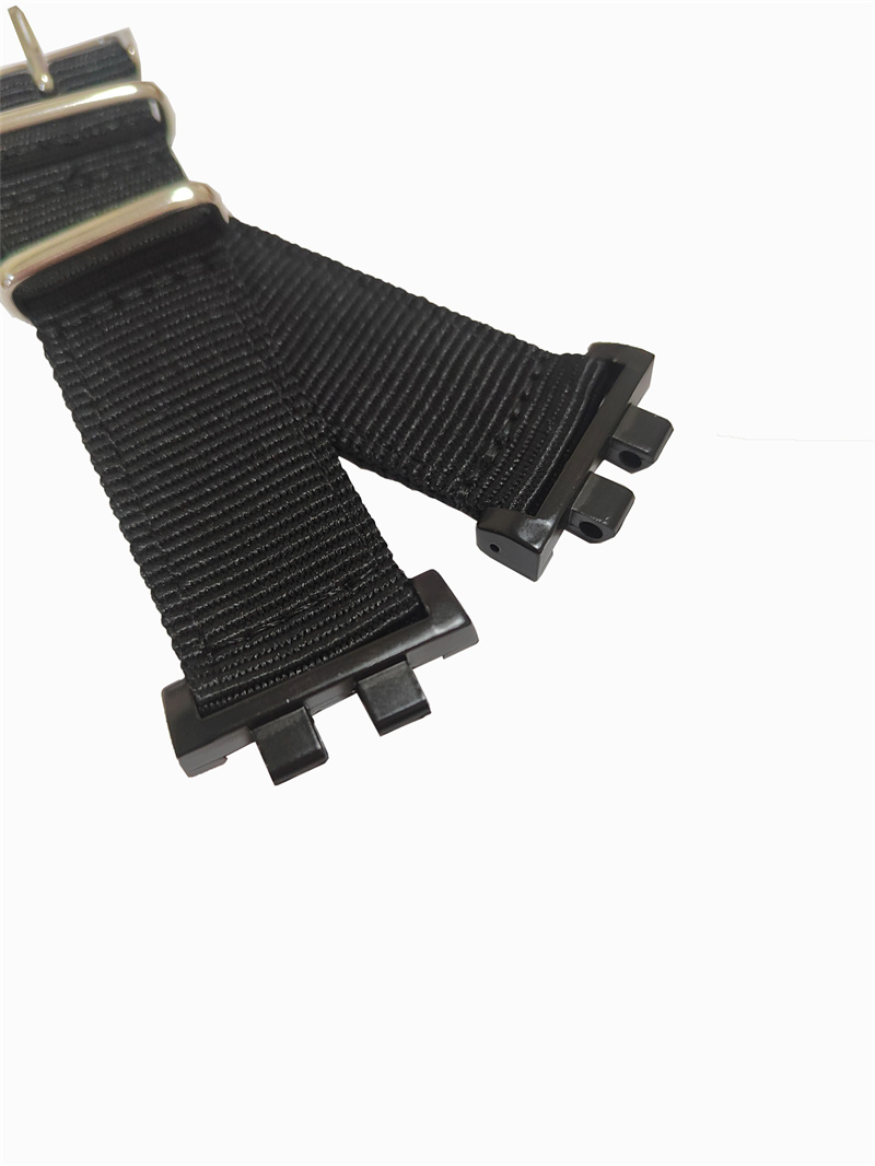 20mm 2-piece Watch Band Nylon Strap Metal Adapters Kit for Casio GShock GMW-B5000 Metal Square