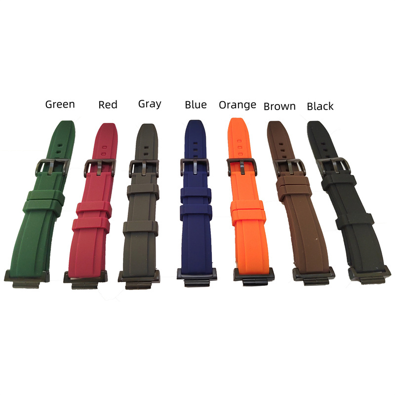 20mm Rubber Watch Band Strap GWM5610 16mm-Lug Metal Adapters Kit for Casio GShock 5600/5610 G100 GW2310 DW6600/GW6900 GA800 5700